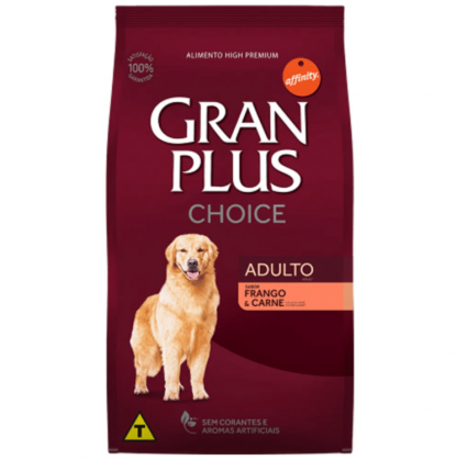 Ração Gran Plus Choice Frango e Carne Cães Adultos 15kg