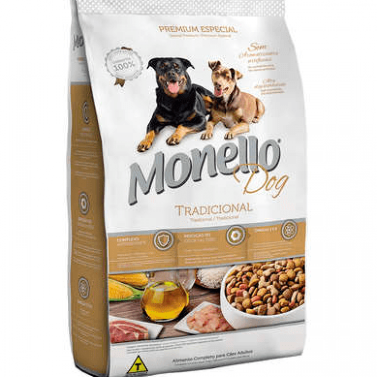 Ração Seca Nutrire Monello Dog para Cães Adultos Tradicional