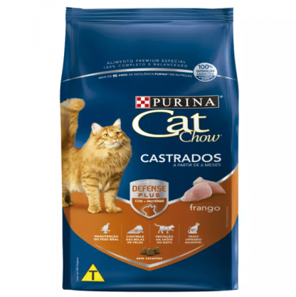 Ração Nestlé Purina Cat Chow para Gatos Castrados sabor Frango