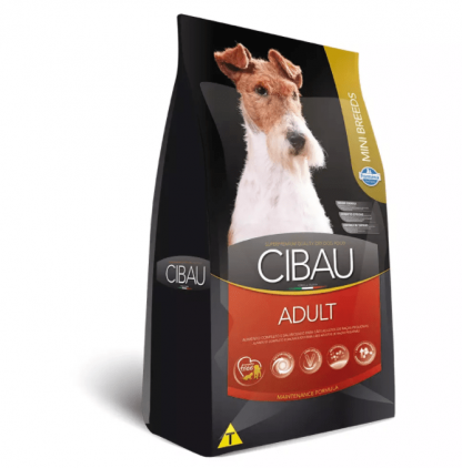 Ração Cibau Mini Breeds para Cães Adultos de Raças Pequenas