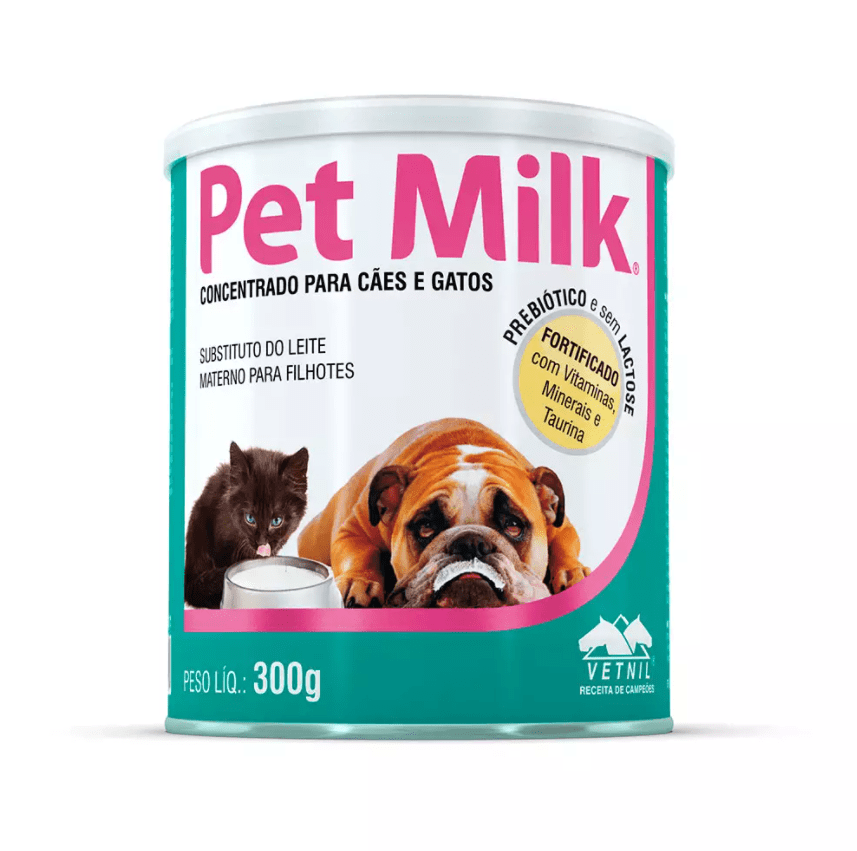 Suplemento Pet Milk para Cães e Gatos - Boomer Pet